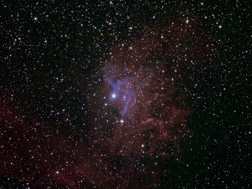 Flaming Star Nebula