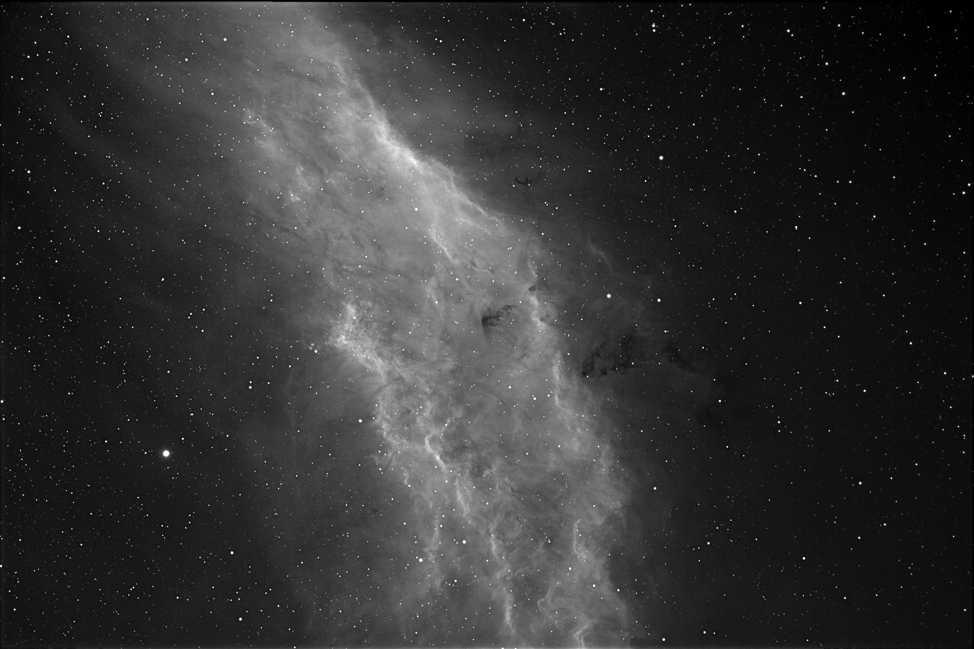 California Nebula, a little closer