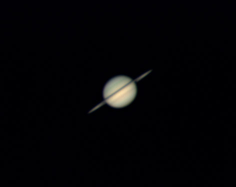 Saturn on Halloween morning