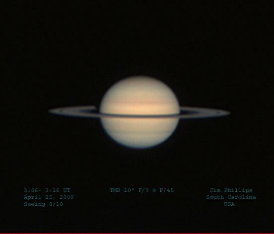 Saturn with TMB 10 apo