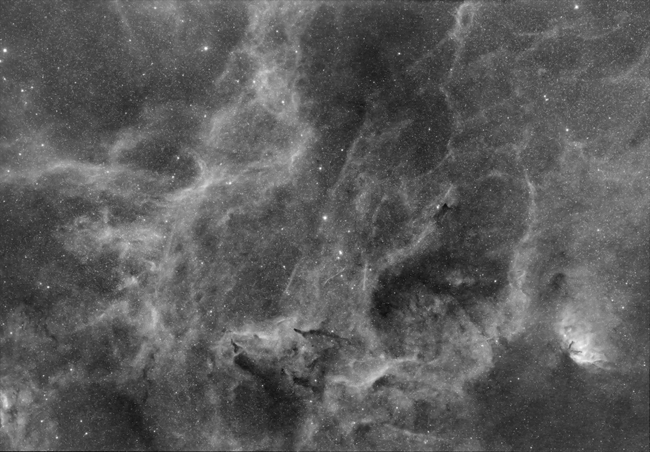 Hydrogen Alpha region in Cygnus