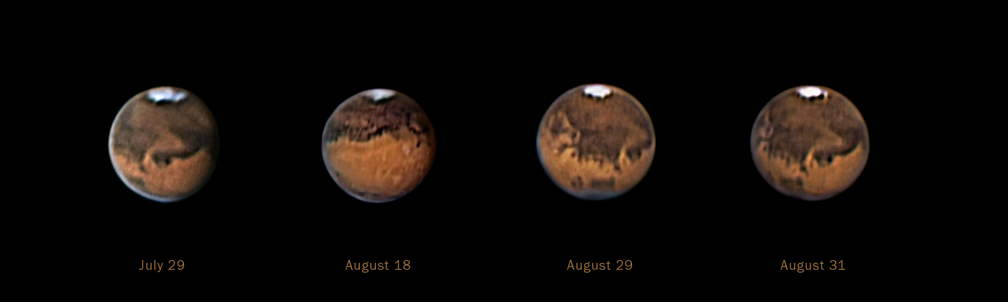 four faces of mars