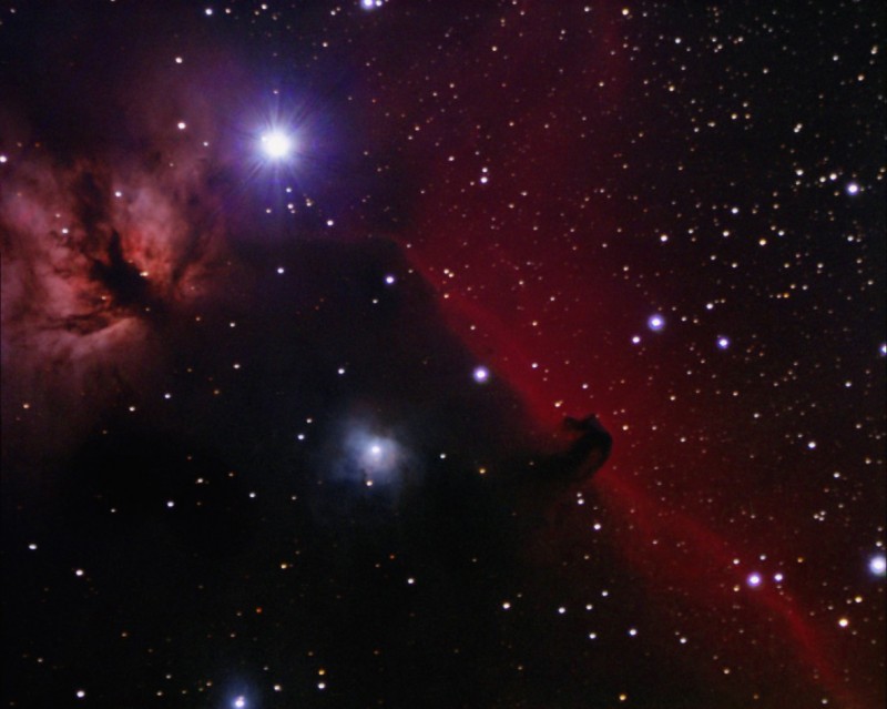 Horsehead and flame!