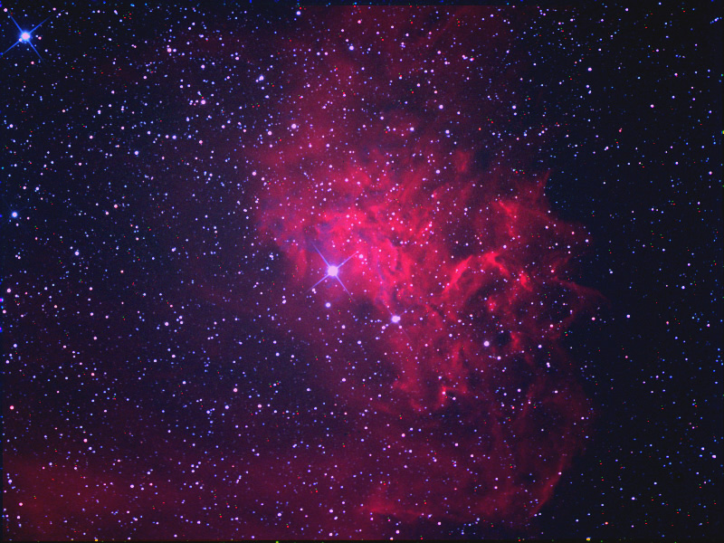 IC405 Flaming Nebula