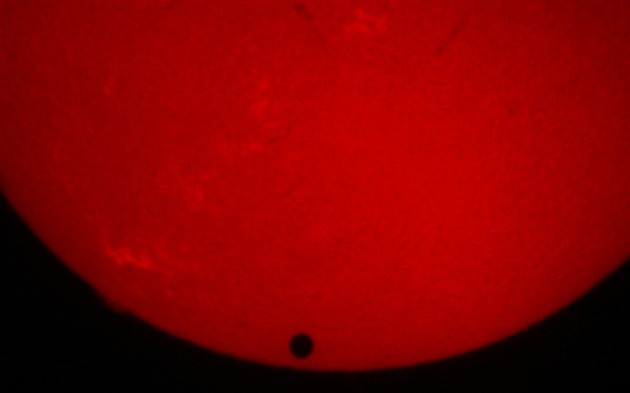 Venus Transit in Ha light