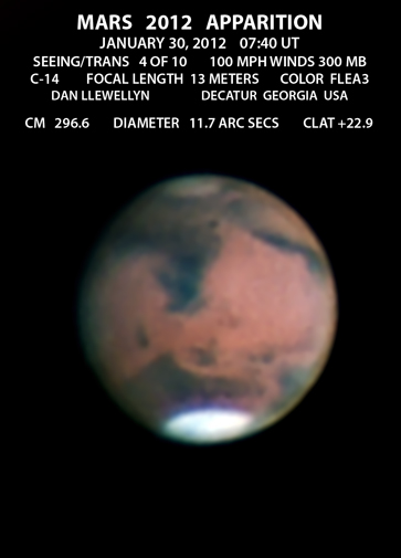 Mars Jan 30, 2012