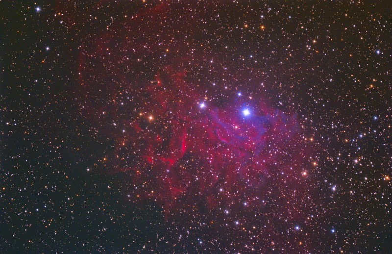 IC-405 THE FLAMING STAR NEBULA