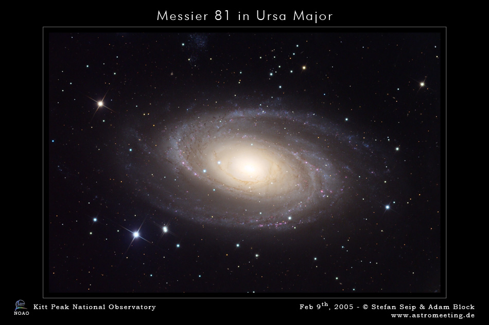 M81 - Spiral galaxy in Ursa Major