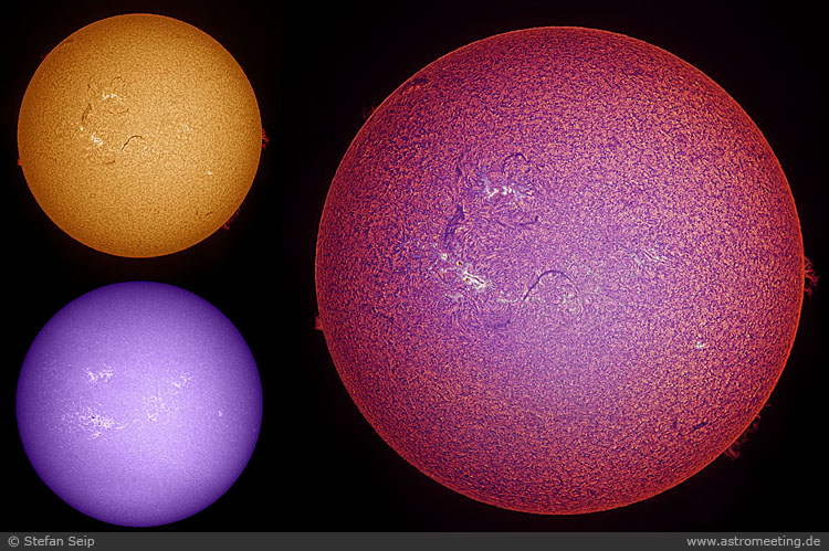 H-alpha and Calcium Sun