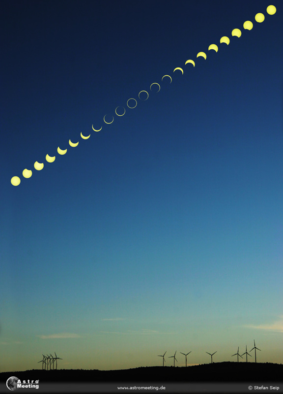 Annular Eclipse 2005, Spain
