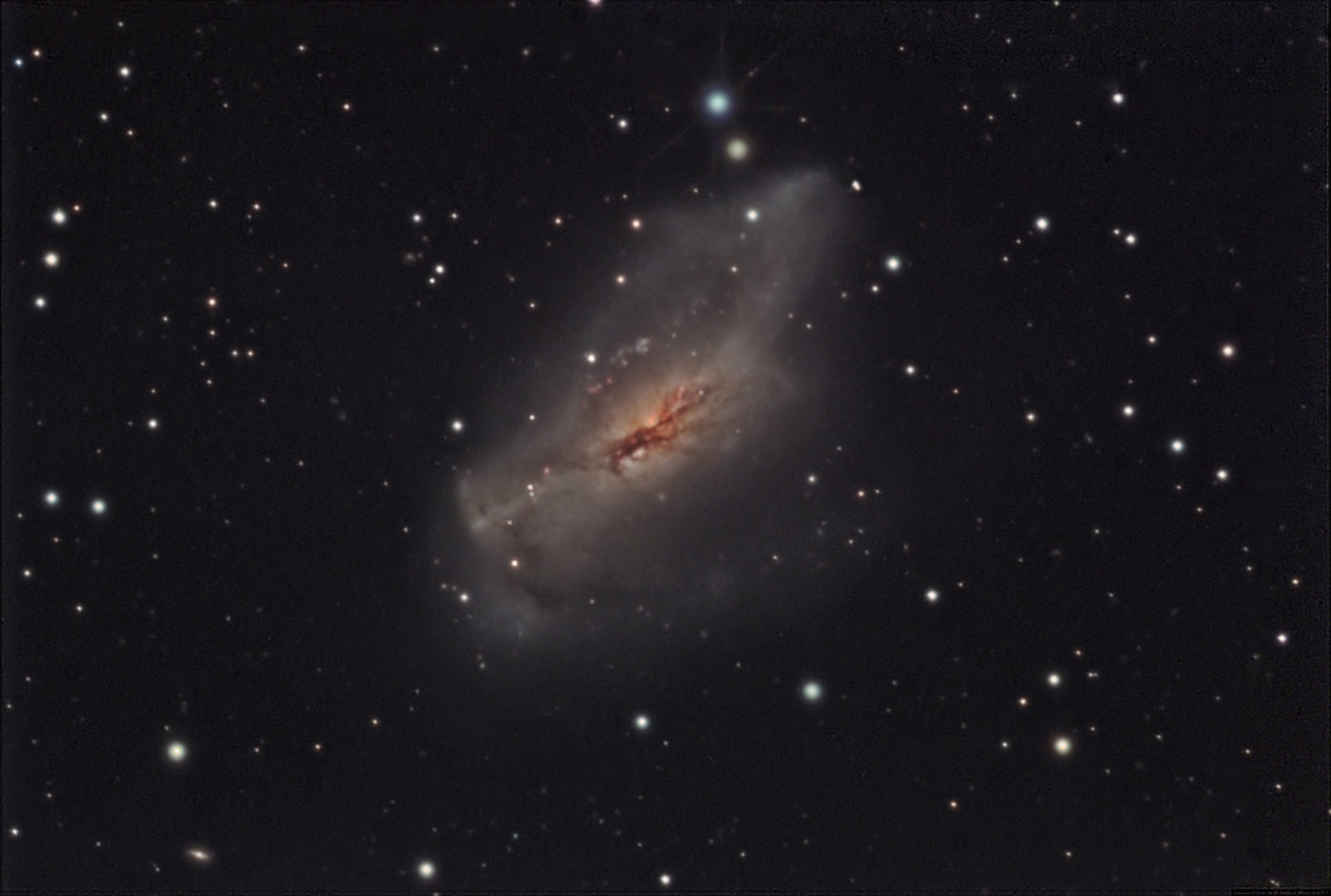 NGC2146 Distorted Galaxy