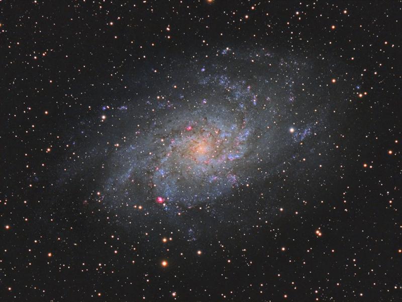 M33 - The Triangulum Galaxy in LRGB