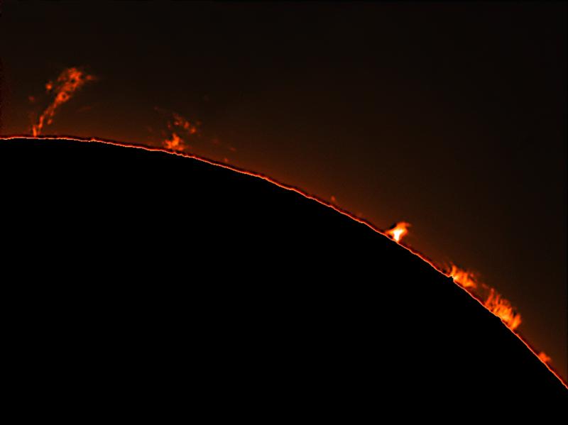 Solar Prominences - January 15, 2012