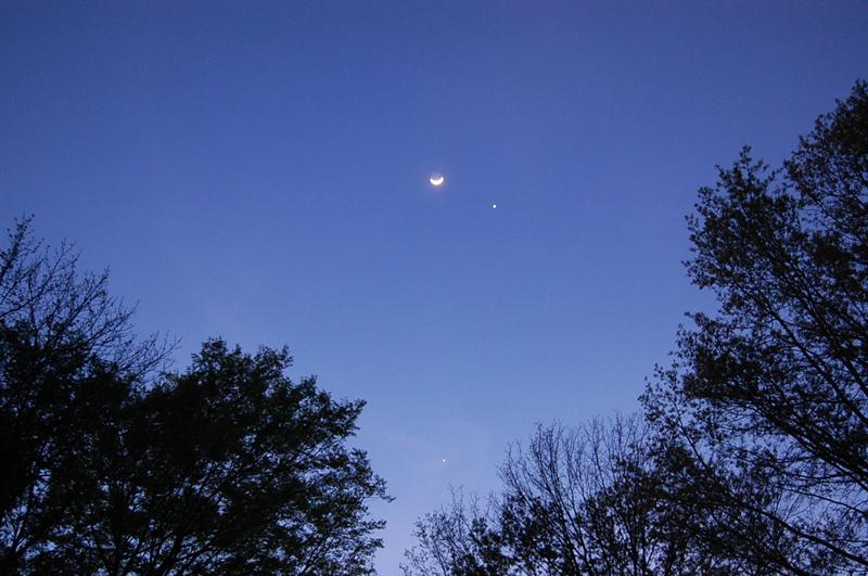 Venus, Jupiter, & the Moon on March 26, 2012