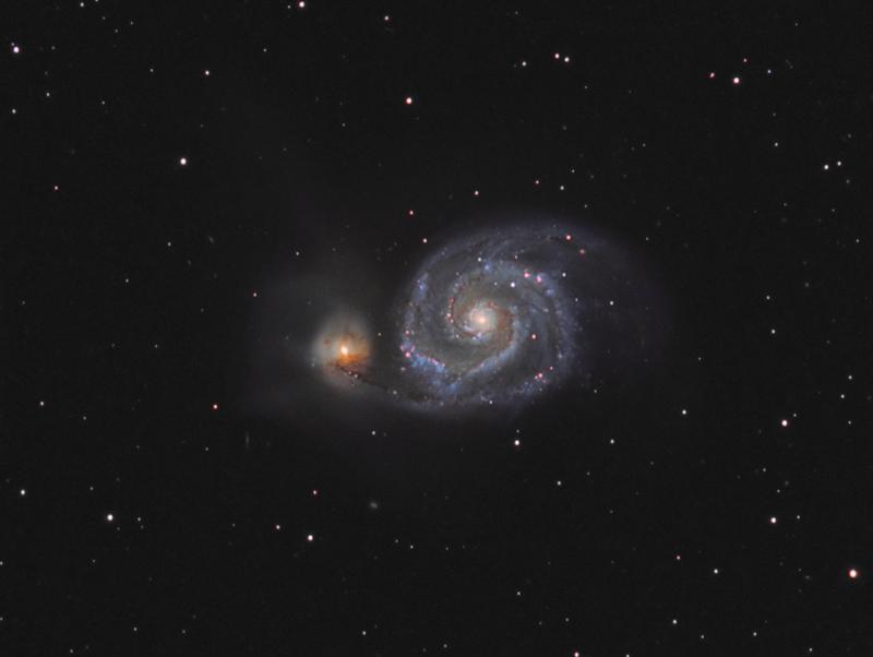M51 - The Whirlpool Galaxy in HaLRGB