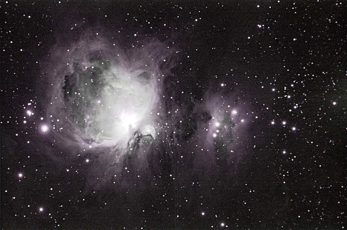 Orion and Running Man nebula
