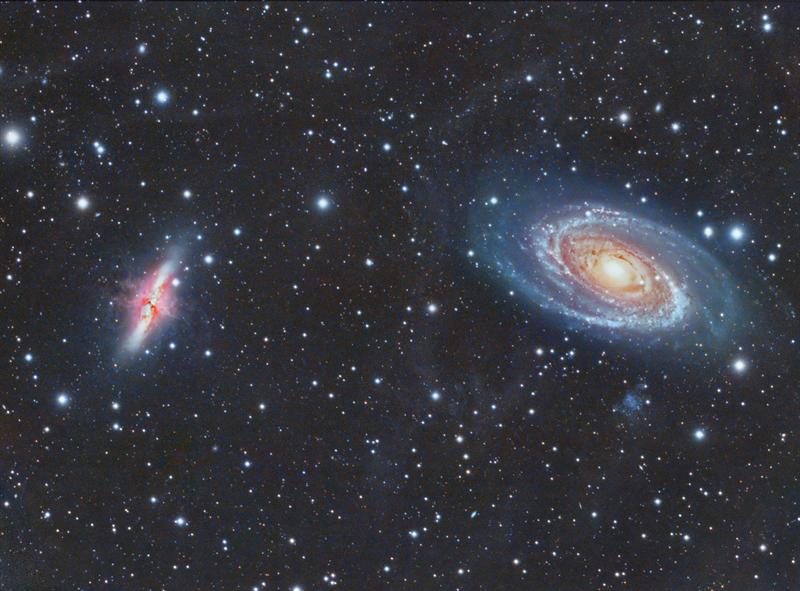 M81 and M82 Galaxies LRGB+HA
