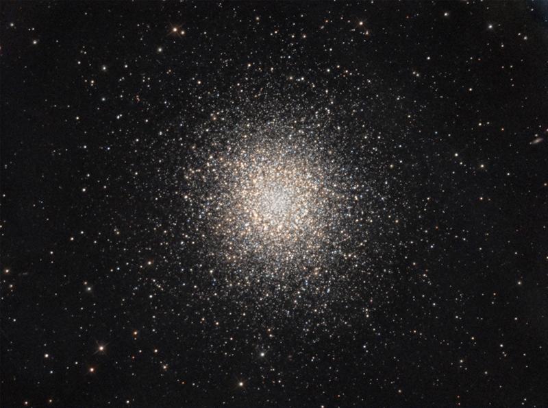 M13 under a full moon