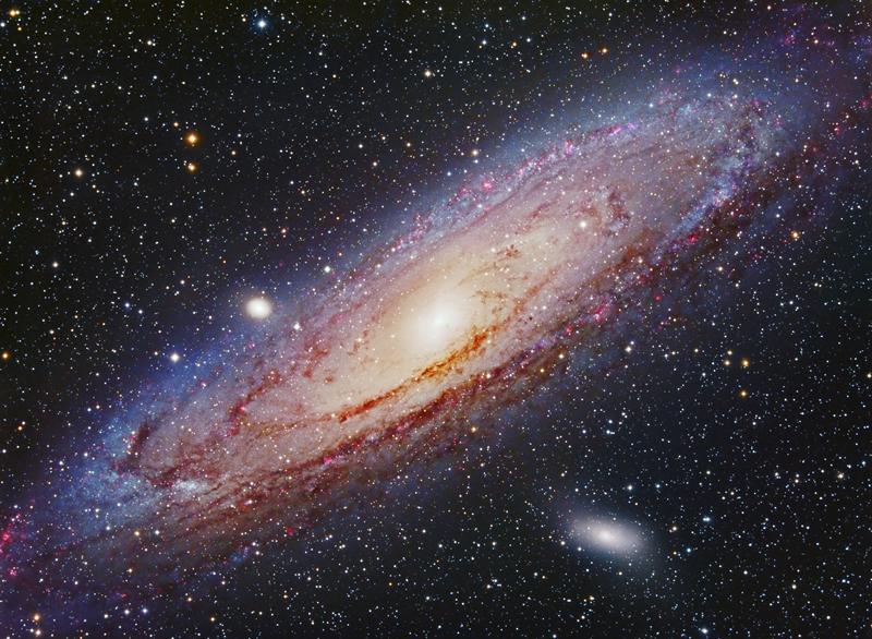M31 Andromeda Galaxy LRGB+HA