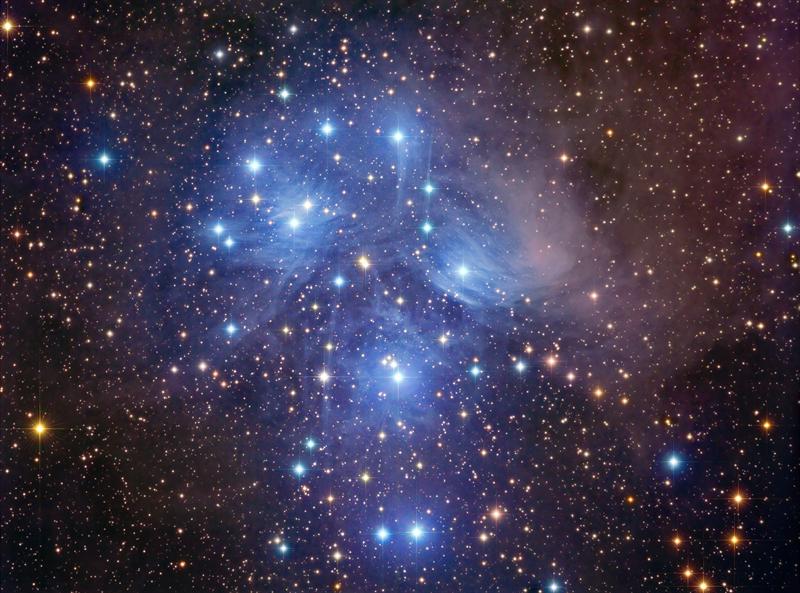 M45 The Pleiades Cluster