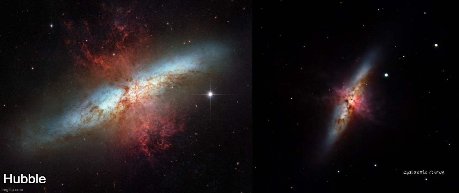 Cigar Galaxy comparison