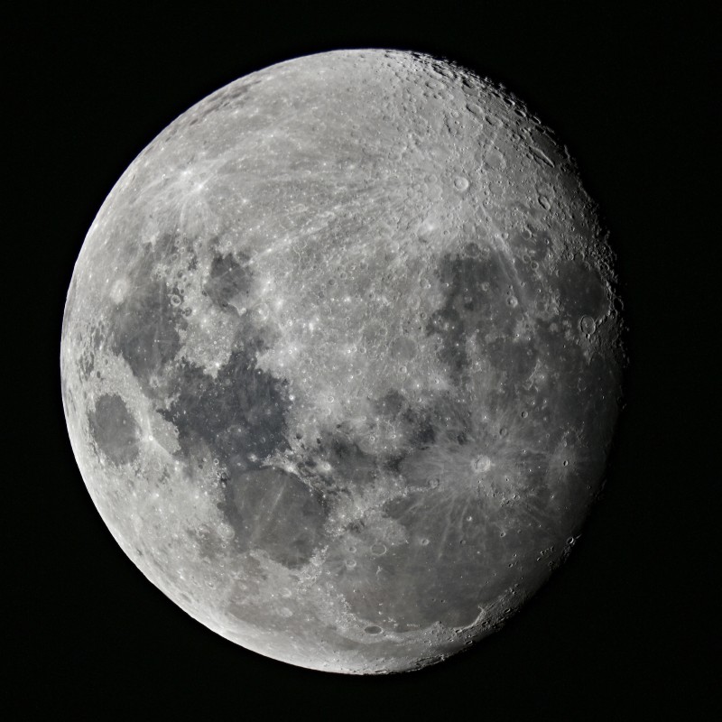 Gibbous Moon 10 Jan 2025