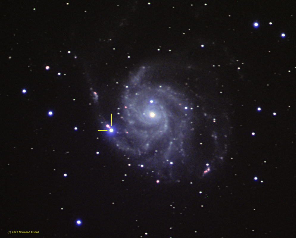Supernova 2023ixf in M101 May 25th