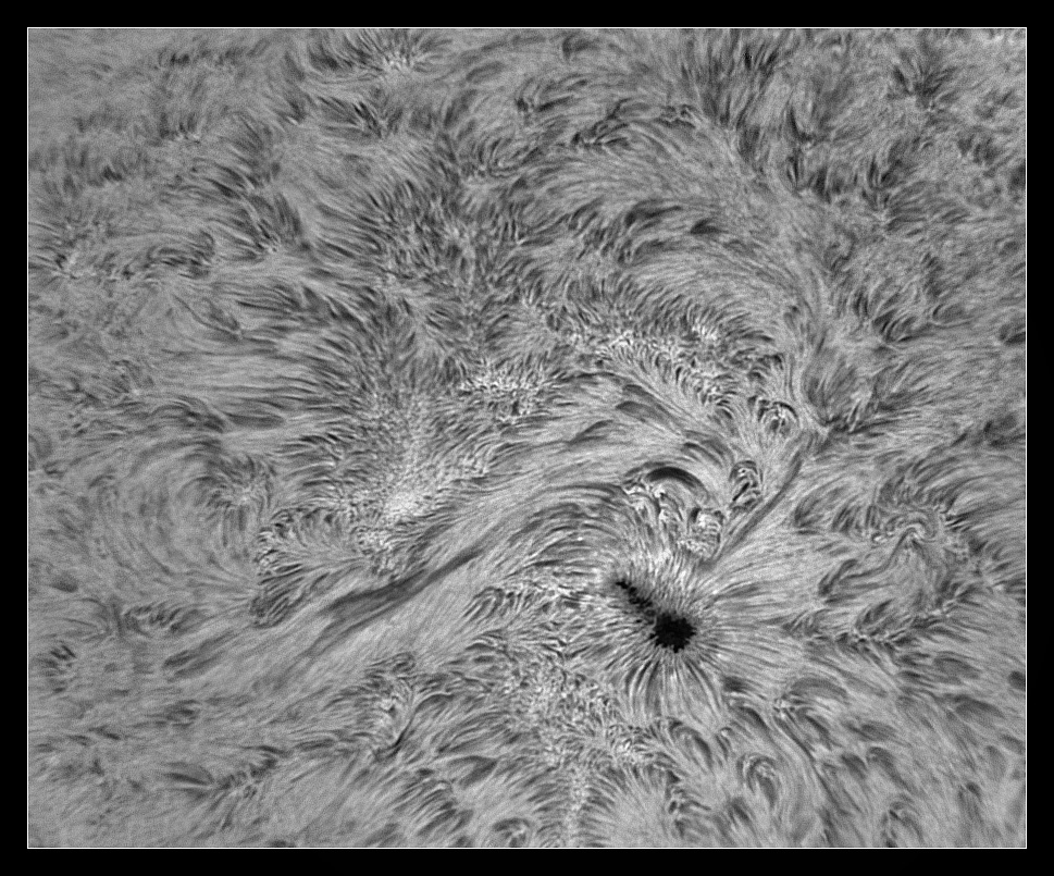 Sun H-alpha modified PST