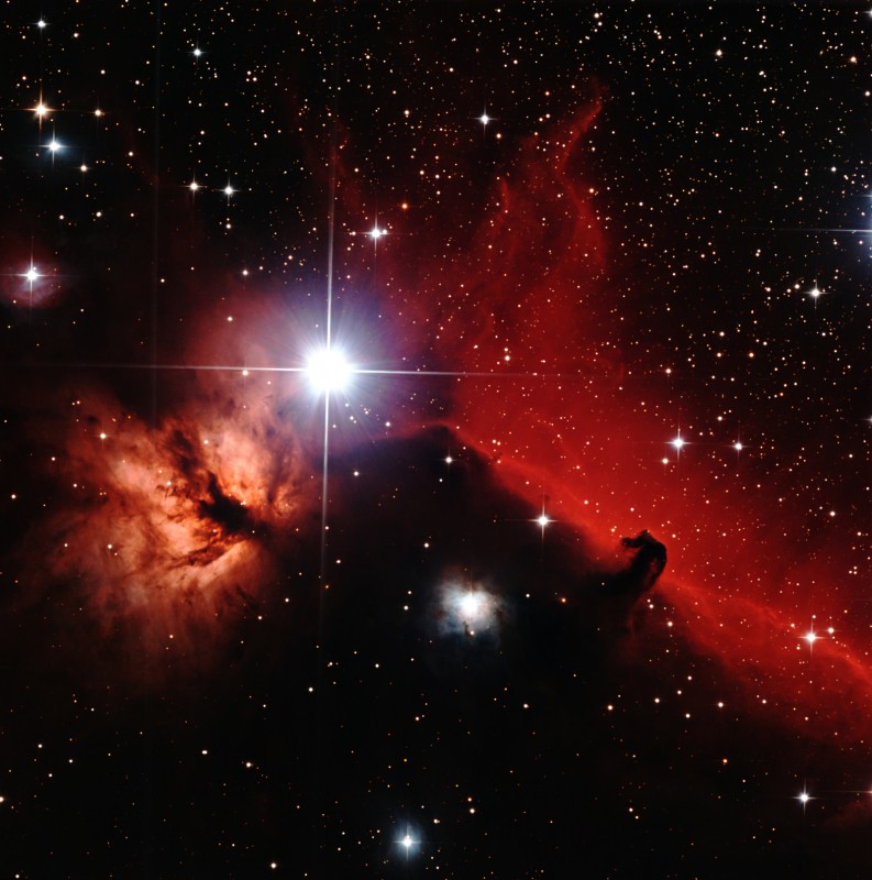 HORSEHEAD & FLAME Nebula on 2023-12-16+17+18