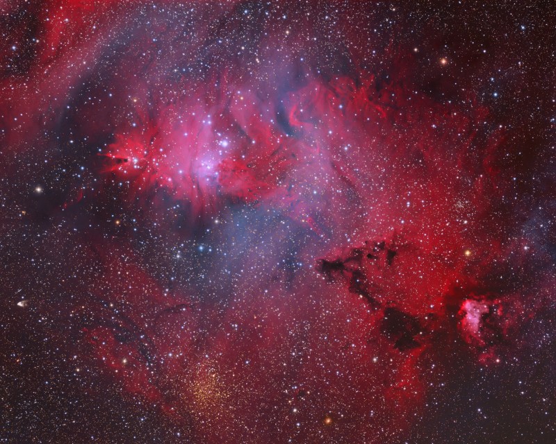 NGC 2264 RGB H-a OIII
