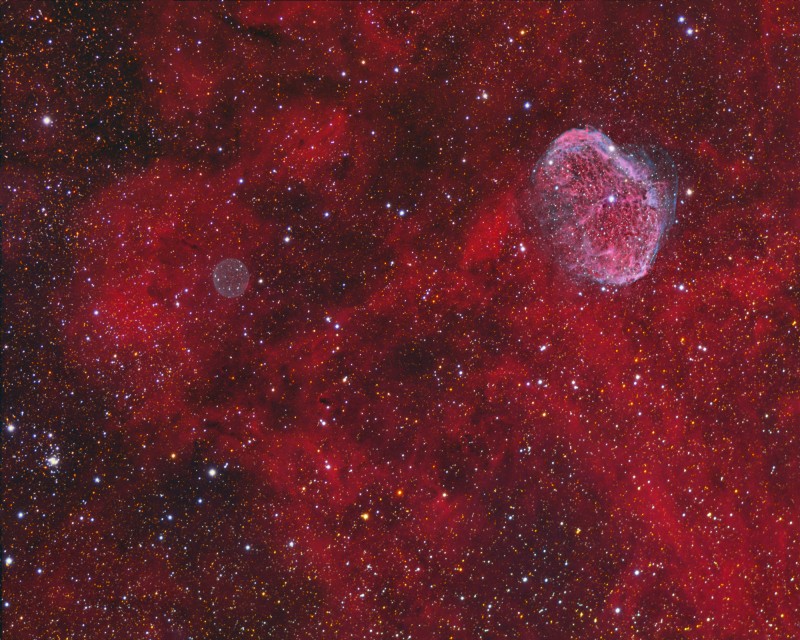 The Crescent and a Bubble