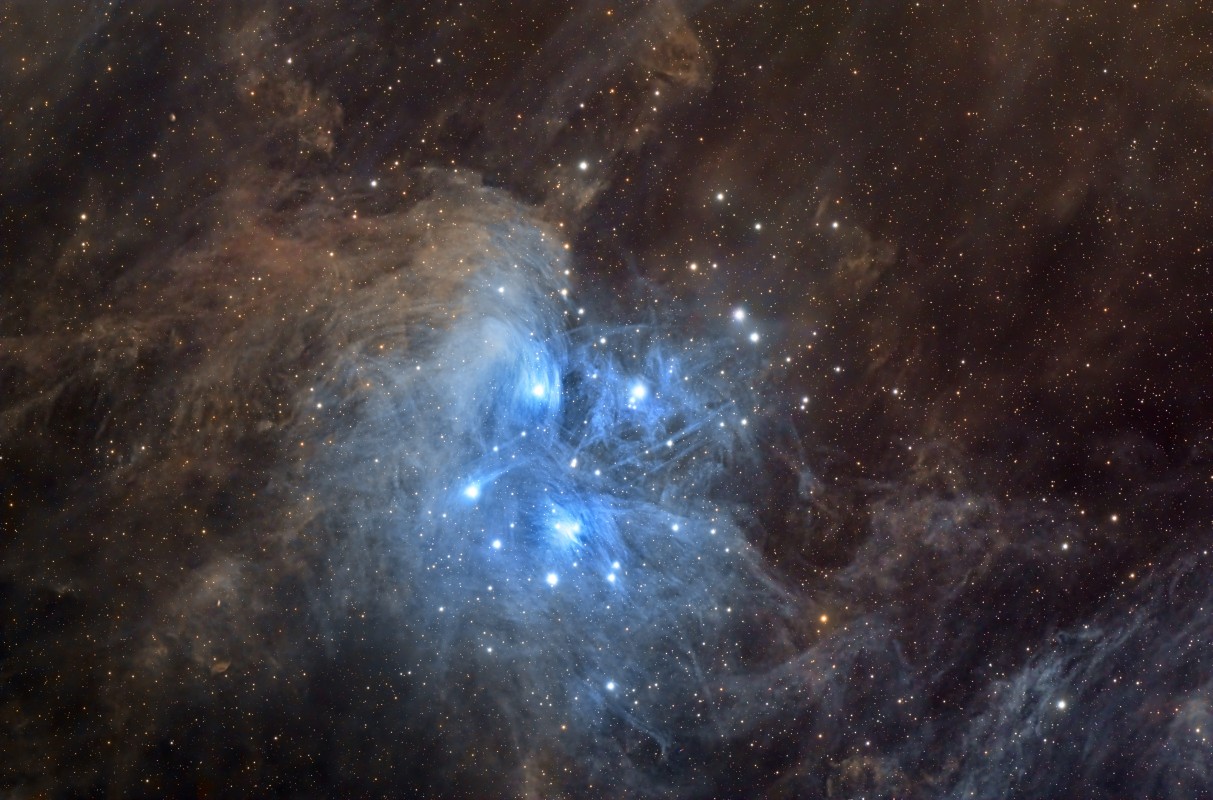 M45 in LRGB