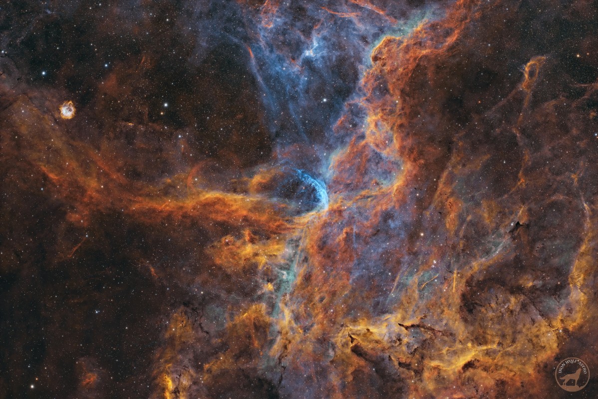 V1769Cyg / WR134 in SHO with RGB Stars