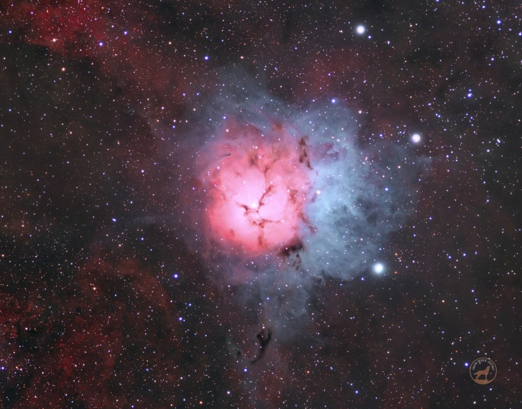 M20 Trifid Nebula in LRGBHa
