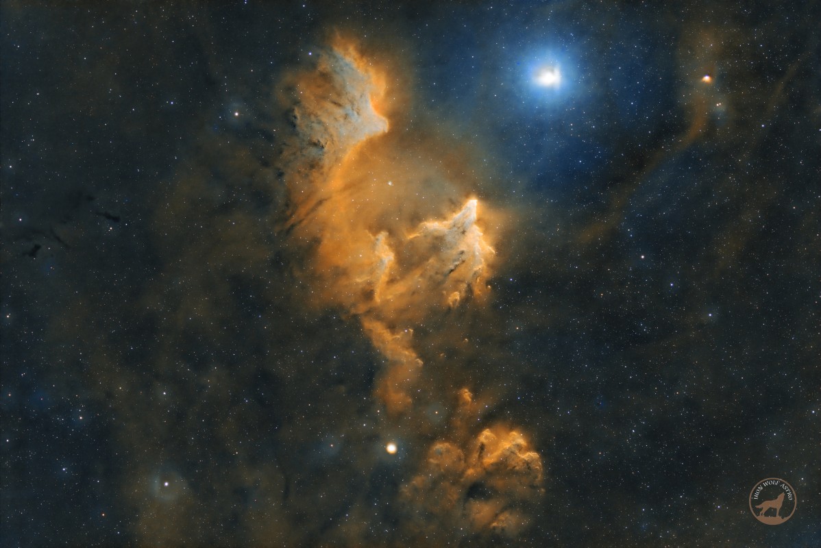 IC63 Ghost of Cassiopeia in HOO