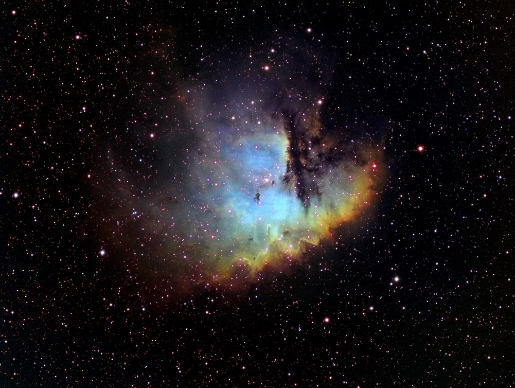 Pacman Nebula in Emission-Line