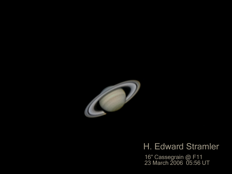 Saturn on 23 March 2006