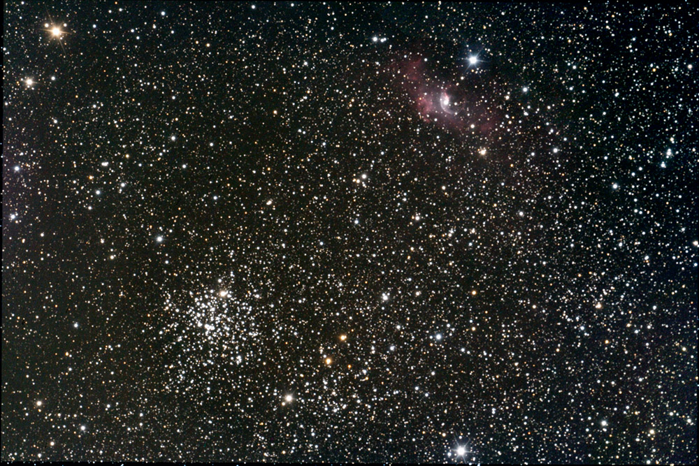 M52 and the Bubble with M606