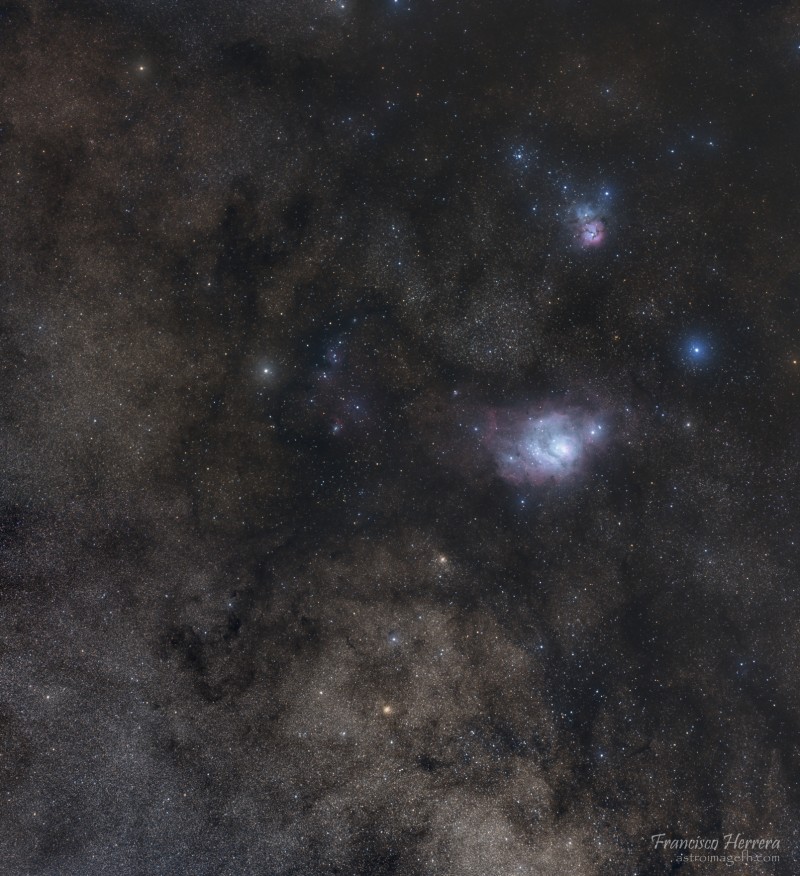 M8 M20 & The Milky Way 