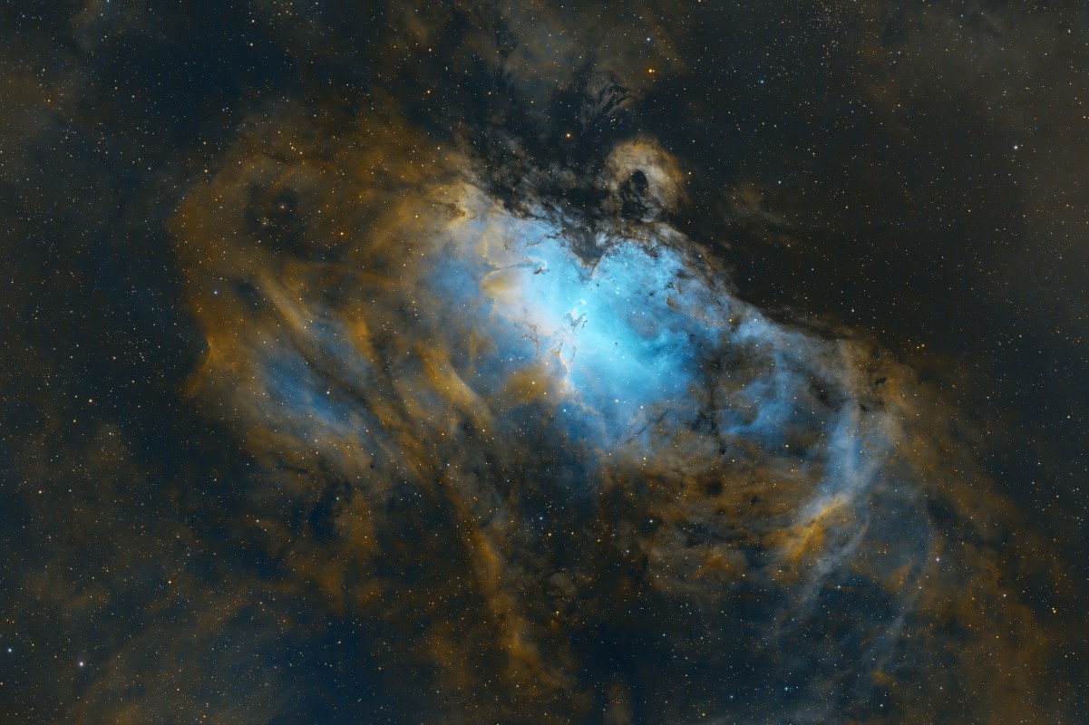 Eagle Nebula in SHO