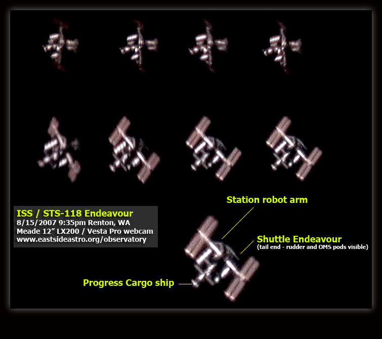ISS over Renton, WA