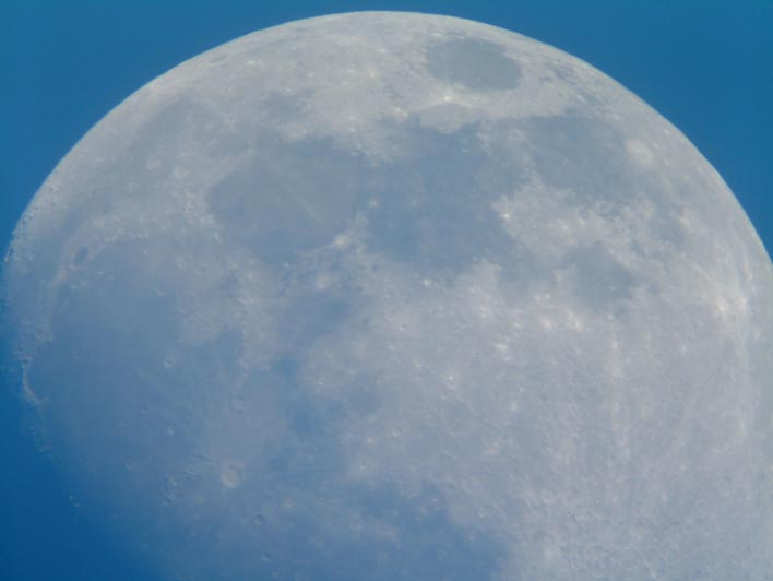 sunset moon