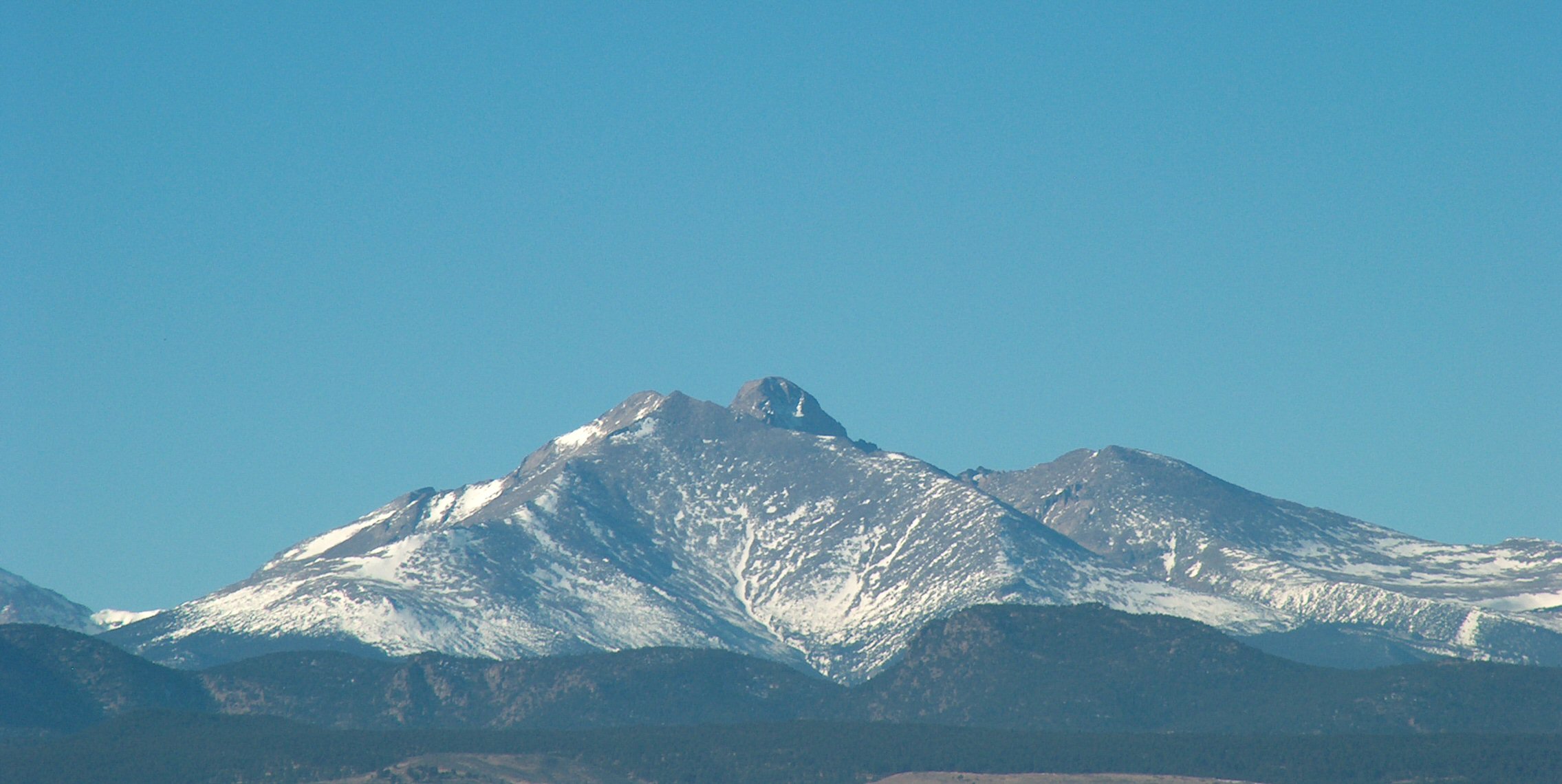 Longs Peak from Longmont CO. image