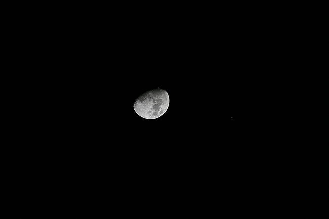 The Moon and Jupiter image