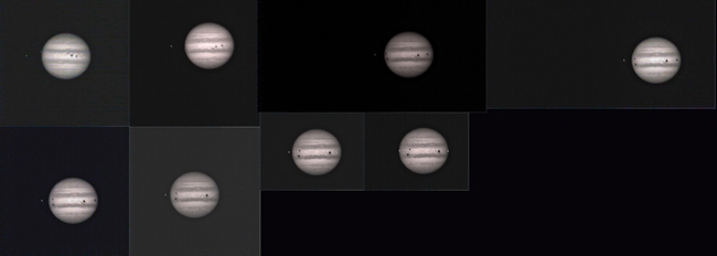 Triple Shadow Transit of Jupiters Moons image
