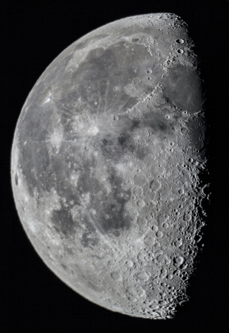 Gibbous Moon 1-7-2018 image