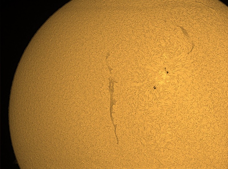 9/4/2016, Corodado Solarmax 90mm pre-Meade
