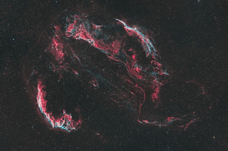 Veil Nebula, supernova remnant in Cygnus