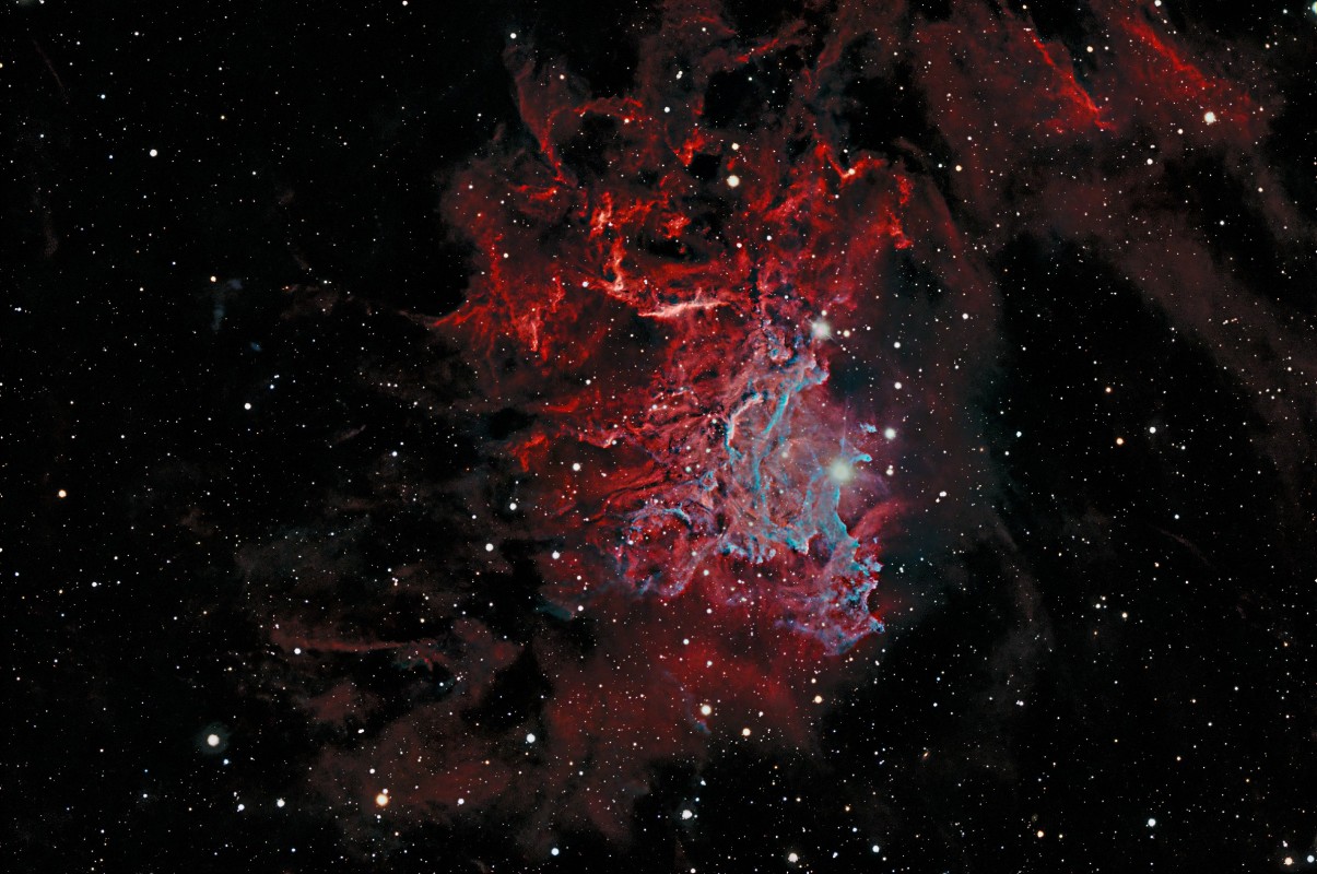 IC405 The Flaming Star Nebula