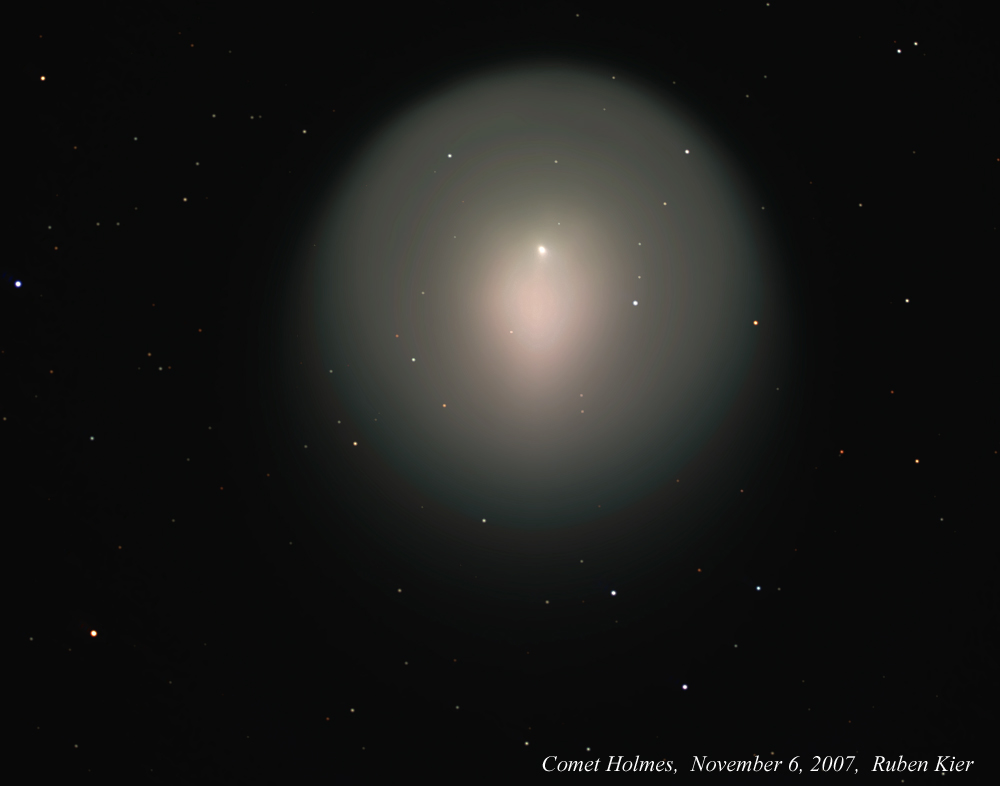 Comet Holmes Core Detail